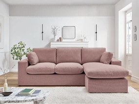 Ružová rohová pohovka Belair – Bobochic Paris