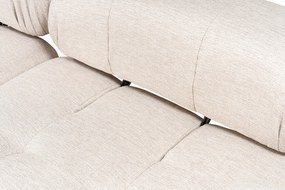 Doblo 3-sedačka s taštičkou ( L1-O1-1R-Pouffe) - svetlohnedá