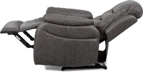 Polohovacie kreslo sivé TV-4086 GREY
