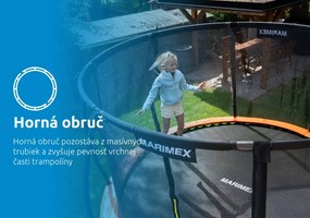 Marimex | Trampolína Marimex Premium 244 cm + vnútorná ochranná sieť + rebrík ZDARMA | 19000103