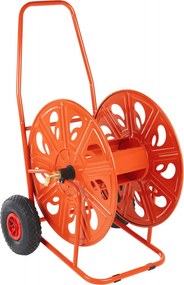 vidaXL Vozík s hadicovým bubnom pre 140 m 3/4" hadicu oceľ
