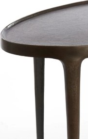 Kovové okrúhle odkladacie stolíky v súprave 2 ks 33x70 cm Arica – Light &amp; Living