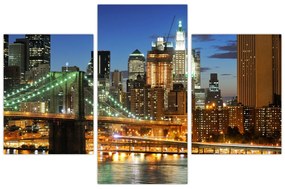 Obraz - Most s New Yorkom (90x60 cm)