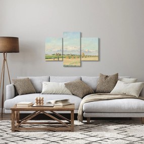 Obraz - Camille Pissarro, Landscape, Ile de France, reprodukcia (90x60 cm)