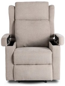 Masážne kreslo ANDREA, bežová látka