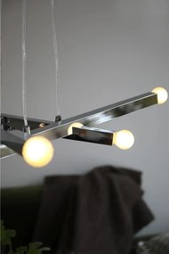 Kovové závesné svietidlo v striebornej farbe Stack – Markslöjd