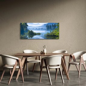 Obraz horského jazera (120x50 cm)