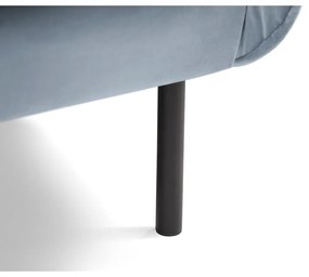 Svetlomodré zamatové kreslo Vienna – Cosmopolitan Design