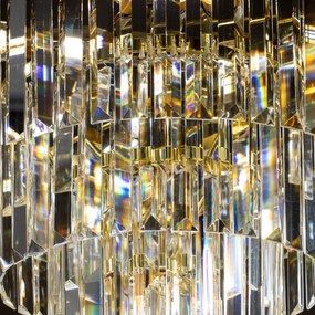 Brilagi - LED Krištáľový luster na reťazi MOZART 5xE14/40W/230V zlatá