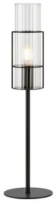 Markslöjd Markslöjd 108555 - Stolná lampa TUBO 1xE14/40W/230V 50 cm čierna/číra ML1247