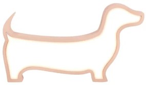 LED detská stolová lampa DOG LED/12W/230V ružová