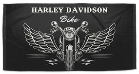Sablio Uterák Harley-Davidson S krídlami - 30x50 cm