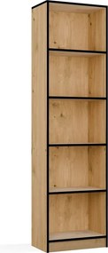 Knihovna R50 50 cm dub Artisan/černá