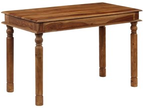 Jedálenský stôl masívne sheeshamové drevo 120x60x77 cm