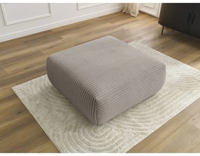 Svetlosivo-béžová menčestrová podnožka Lucien – Bobochic Paris