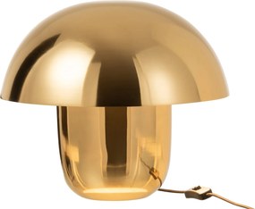 Zlatá kovová stolná lampa Mushroom antik - Ø 40* 34cm