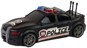 LEAN TOYS Policajné športové auto 1:16 - čierna