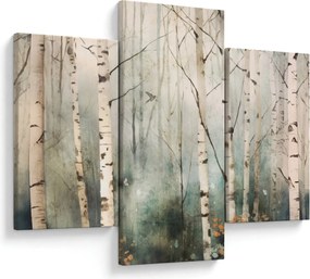 Obraz - Kresba lesného vzoru (90x60 cm)