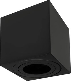 Přisazené halogenové trubicové LED stropní bodové světlo GU10, černé