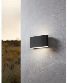 Eglo 901026 - LED Vonkajšie nástenné svietidlo GRUTTI 2xLED/5,8W/230V IP65