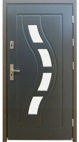Dvere vchodové WZ 34 antracit 90P