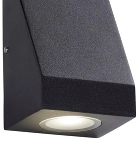 Searchlight 2041-1BK - LED Vonkajšie nástenné svietidlo DOOR LED/7W/230V IP44