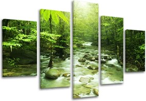 Obraz na stenu 5 dielny STROMY ST034E50