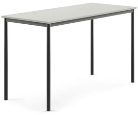 Stôl BORÅS, 1600x700x900 mm, laminát - šedá, antracit