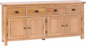 Komoda so 4 zásuvkami a dvierkami 1850x400x850