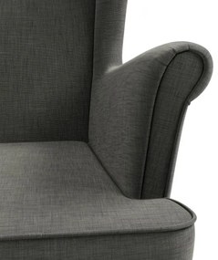 Kreslo VELO tmavosivé