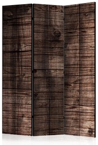 Artgeist Paraván - Dark Brown Boards [Room Dividers]