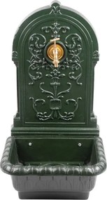 Záhradné umývadlo Gardens WB-005G, zelené - zliatina (440 x 360 x 765 mm)