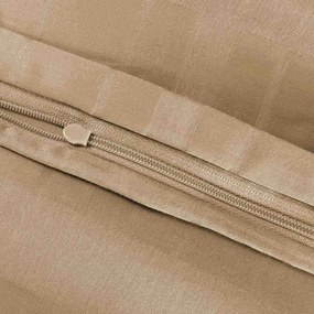 SATÉNOVÉ OBLIEČKY MARSELA EXCLUSIVE 160X200 CM, 2KS 70X80 CM SVETLOHNEDÉ