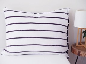Obliečka na vankúš mikroplyš 70 × 90 cm – Kamala tmavosivá