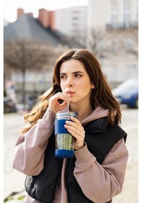 Modrý termo hrnček 600 ml Fuori – Vialli Design