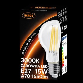 SADA 6x LED žiarovka E27 15W 1650lm 3000K - tepla biela