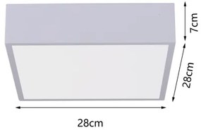 Immax NEO 07238L - LED Stmievateľné stropné svietidlo CANTO 22W/230V biela Tuya +DO