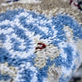 Angel Carpet, Kusový koberec Sultan 25 Blue/red, 160x230, viacfarebná, kancelária