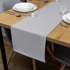 Biante Dekoračný behúň na stôl Rongo RG-016 Svetlo sivý 45x120 cm