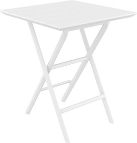 HELEN FOLDING 60 sklopný záhradný stôl white