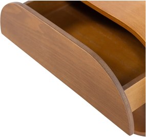 Poschodová polica v prírodnej farbe 39 cm Momo – WOOOD