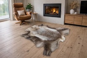 Koberec RENIFER POK009 hnedý / sivý