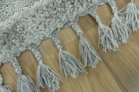 Koberec Berber 6844 l. 3D svetlosivý