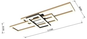 Wofi 9022-306L - LED Stmievateľné stropné svietidlo MATERA LED/57W/230V