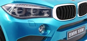 Ramiz Detské elektrické autíčko BMW X6M lakované - modré SUV + diaľkové ovládanie