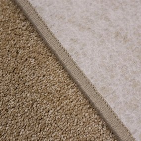 AladinWorld Expres, Kusový koberec Velur Ultra béžový štvorec, 200x200, béžová, obývacia izba
