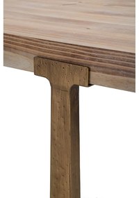 Jedálenský stôl v prírodnej farbe 150x90 cm Ankara – Mauro Ferretti
