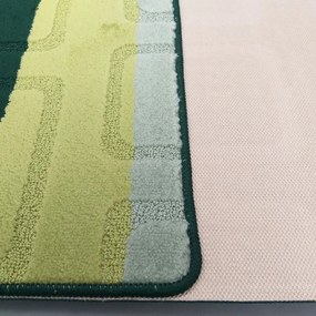 Zelená dvojdielna kúpeľňová sada predložiek Šírka: 50 cm | Dĺžka: 80 cm