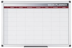 Bi-Office Týždenná plánovacia tabuľa, magnetická, 600 x 450 mm