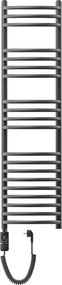 Mexen Eros, elektrické vykurovacie teleso 1200 x 318 mm, 600 W, antracitová, W112-1200-318-2600-66